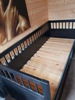 Ikea hemnes , 2 lades, zwart , 90/140, Huis en Inrichting, Slaapkamer | Bedden, Ophalen, Gebruikt, Eenpersoons, Zwart