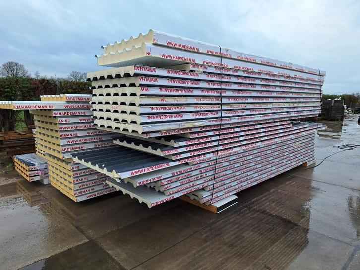 Dakpaneel, dakplaat, damwand, sandwich, Doe-het-zelf en Verbouw, Platen en Panelen, Nieuw, Overige materialen, Minder dan 20 mm