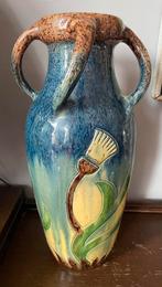 Vaas van Amand Maes Torhouts aardewerk Art Nouveau, Ophalen of Verzenden