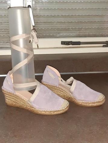 Espadrille leer 40 (39) roze nieuw Fred de la Bretonaire beschikbaar voor biedingen