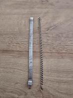 Twee zilveren armbanden, Ophalen of Verzenden, Gebruikt, Zilver, Zilver