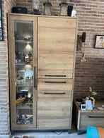 wandmeubel met vitrine, Ophalen, Met deur(en), Zo goed als nieuw, Minder dan 150 cm