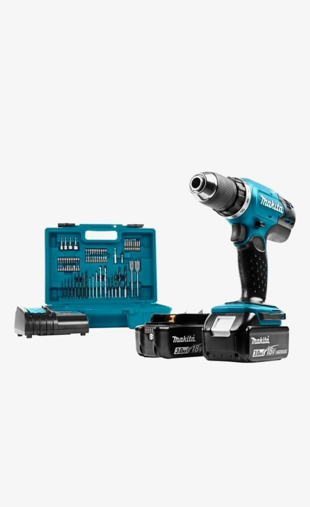 Makita accu boormachine DDF453, Doe-het-zelf en Verbouw, Gereedschap | Boormachines, Zo goed als nieuw, Boormachine, Ophalen