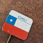 speldje met de vlag van het land Chili, Gebruikt, Ophalen of Verzenden