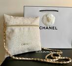 Chanel Beauté tweed tasje met schouderketting, Nieuw, Ophalen of Verzenden, Dame, Wit