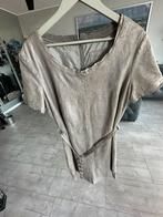 Cigno Nero, leren jurk met centuur, maat 44, Overige kleuren, Maat 42/44 (L), Zo goed als nieuw, Boven de knie