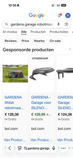 Gardena Robotmaaier Garage - Zeer Goede Staat, Ophalen of Verzenden, Zo goed als nieuw, 20 tot 25 cm