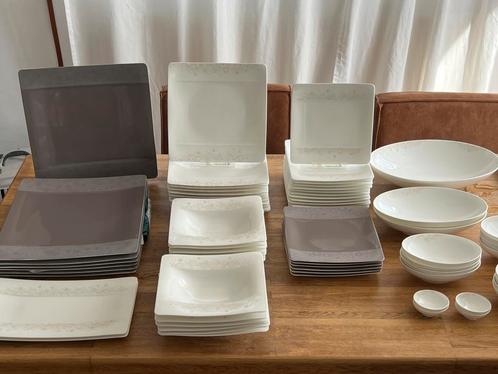 Villeroy & Boch - Modern Grace Gray - compleet servies, Huis en Inrichting, Keuken | Servies, Zo goed als nieuw, Overige stijlen