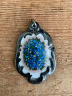 Schlottenhof arzberg bavaria hanger bloem vergeet me niet ?, Ophalen of Verzenden, Zo goed als nieuw, Zilver, Overige materialen