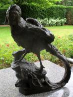 Antoon Amorgasti ( 1880 - 1942 ) Zwaar bronzen beeld Fazant, Antiek en Kunst, Ophalen
