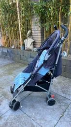 Maclaren buggy in goede staat, compact, blauw en schoon, Ophalen, Gebruikt, Maclaren, Verstelbare rugleuning