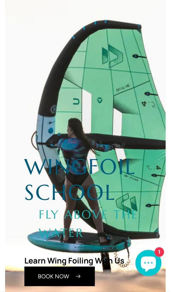 Wingfoil Les in Almere, Watersport en Boten, Wingsurfen, Zo goed als nieuw, Overige, Ophalen of Verzenden