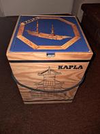 Kapla Houten Bouwblokken + Boekjes in Opbergbak, Ophalen, Gebruikt, Overige merken