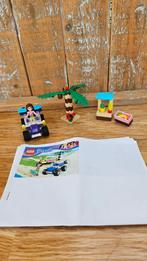 Lego Friends 41010 Olivia's Strandbuggy - Compleet!, Ophalen of Verzenden, Gebruikt, Complete set, Lego