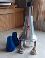 mooie trombone merk Courtois ., Muziek en Instrumenten, Blaasinstrumenten | Trombones, Ophalen of Verzenden, Gebruikt, Tenor