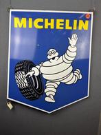 Michelin Bibendum emaille reclamebord 1970, Ophalen of Verzenden