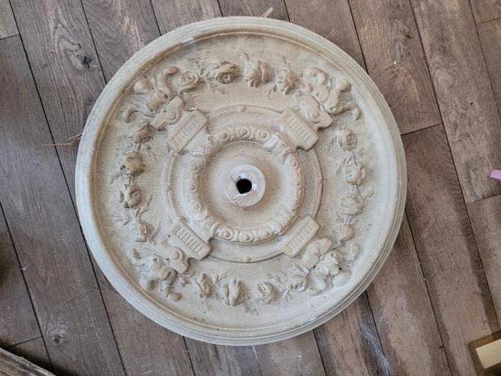 Antiek gipsen plafond ornament nummer 2 rozet, Antiek en Kunst, Curiosa en Brocante, Ophalen