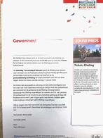 16 Efteling tickets (grijp je kans!), Tickets en Kaartjes, Drie personen of meer, Ticket of Toegangskaart