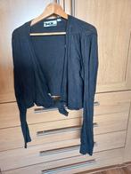 Zwarte vestje/bollero, lange mouw, maat 44/46., Kleding | Dames, Ophalen of Verzenden, Gedragen, Maat 42/44 (L), Zwart