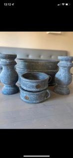 Mooie brynxz set, Huis en Inrichting, Woonaccessoires | Vazen, Ophalen of Verzenden, Zo goed als nieuw, Glas, Minder dan 50 cm