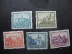Duitse Rijk serie 474-478 Ongestempeld,, Ophalen of Verzenden, Overige periodes, Postfris