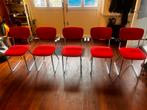 5x Gispen 1125 Stoel met Armleuning design Andre Cordemeyer, Huis en Inrichting, Stoelen, Ophalen, Gebruikt, Metaal, Vijf, Zes of meer stoelen