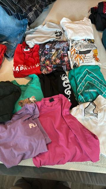 Partij shirts & tanktops maat XL/XXL – gedragen beschikbaar voor biedingen