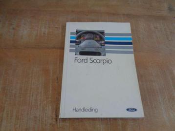 Ford Scorpio MK1 - Handleiding - Instructieboek - Nederlands beschikbaar voor biedingen