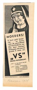 Van Slooten - Advertentie uit Tijdschrift 1938, Ophalen of Verzenden, Gebruikt