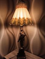 Antieke Engel Lamp met Kap, Ophalen