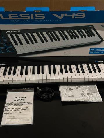 Alesis V49 – 49-Key USB MIDI Keyboard Controller – Nieuw beschikbaar voor biedingen