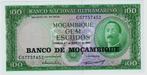 23-1152 Mozambique 100 escudo 1961, Postzegels en Munten, Bankbiljetten | Afrika, Verzenden, Overige landen, Los biljet