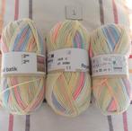 3 bollen wol geel gemêleerd (royal batik), Hobby en Vrije tijd, Ophalen of Verzenden, Nieuw, Breien of Haken, Wol of Garen