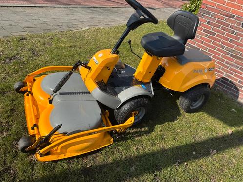 Stiga park compact 14 HST Zitmaaier Frontmaaier, Tuin en Terras, Zitmaaiers, Gebruikt, 90 tot 120 cm, Elektrische starter, Mulchfunctie