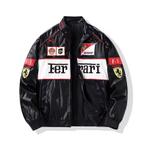 Leather Ferrari Racing Jacket F1, Verzamelen, Automerken, Motoren en Formule 1, Verzenden, Zo goed als nieuw, Formule 1