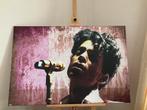 Canvas van popartiest Prince 120x80 cm, Ophalen, Zo goed als nieuw, Schilderij, 100 tot 125 cm