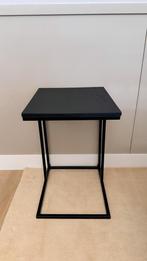 Bijzettafel Quebec zwart, Minder dan 55 cm, Zo goed als nieuw, Rechthoekig, Ophalen