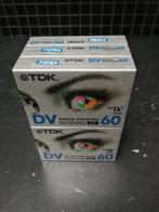 6 x TDK Mini Dv tapes 60 minuten of 90 Lp, Audio, Tv en Foto, Videocamera's Digitaal, Nieuw, Mini dv, Ophalen of Verzenden, Band, Disc of Geheugen