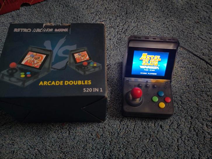 Retro Arcade Mini - Arcade Doubles - 520 Games!, Spelcomputers en Games, Spelcomputers | Overige, Zo goed als nieuw, Ophalen of Verzenden