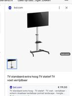 Hoog en stevige presentatie tv statief op wielen, Audio, Tv en Foto, Televisiebeugels, Ophalen, Zo goed als nieuw