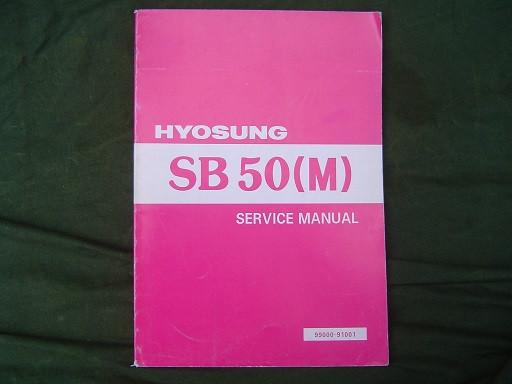 Hyosung SB50 M 1995 scooter service manual SB 50 CAB Super, Ophalen of Verzenden, Nieuw