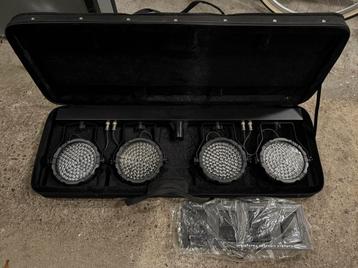 2 x Showtec Compar LED Lightset MKII met footswitch  beschikbaar voor biedingen