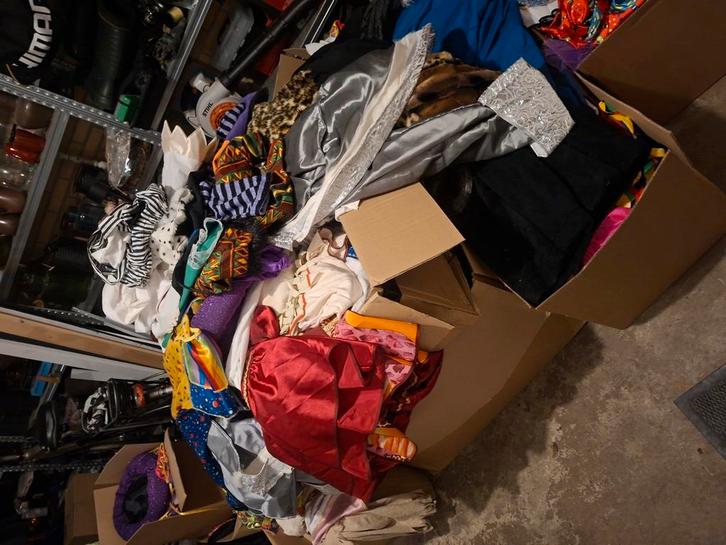 Grote partij carnavals kleding, Diversen, Rommelmarktspullen, Zo goed als nieuw, Ophalen