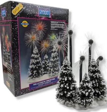 Gezocht! Millenium Firework Lemax kerstdorp  beschikbaar voor biedingen