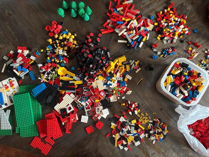Grote partij Lego stenen en boekjes, Kinderen en Baby's, Speelgoed | Duplo en Lego, Gebruikt, Lego, Losse stenen, Ophalen of Verzenden
