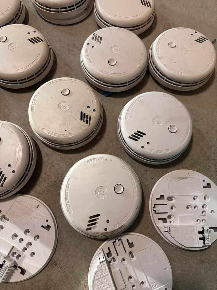 Rookmelders - Gebruikt, Doe-het-zelf en Verbouw, Alarmsystemen, Gebruikt, Detector, Sensor of Melder, Rook, Draadloos, Ophalen of Verzenden