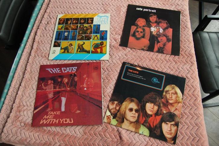 4 lp's The Cats o.a signed by the cats, Cd's en Dvd's, Vinyl | Pop, Gebruikt, 1960 tot 1980, 12 inch, Ophalen of Verzenden