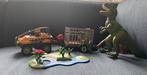 Playmobil dino’s met auto en aanhangwagen., Ophalen of Verzenden, Gebruikt
