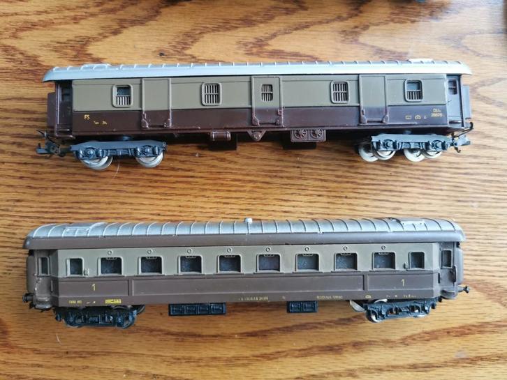 2 x Lima FS wagons ho, Hobby en Vrije tijd, Modeltreinen | H0, Gebruikt, Wagon, Gelijkstroom, Lima, Analoog, NS, Ophalen of Verzenden