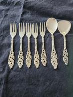 Vintage Gero 90 Zilveren Gebaksvorkjes en Lepeltjes, Antiek en Kunst, Ophalen of Verzenden
